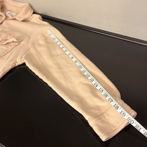 Aritzia Wilfred Free 100% Organic Cotton The Ganna Shaket, tan , oversized S - Picture 7 of 13